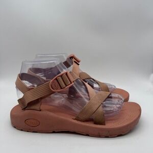 Chaco Z/Cloud Women 8 Clay Rose Pink Strappy Athletic Hiking Sandals J107122